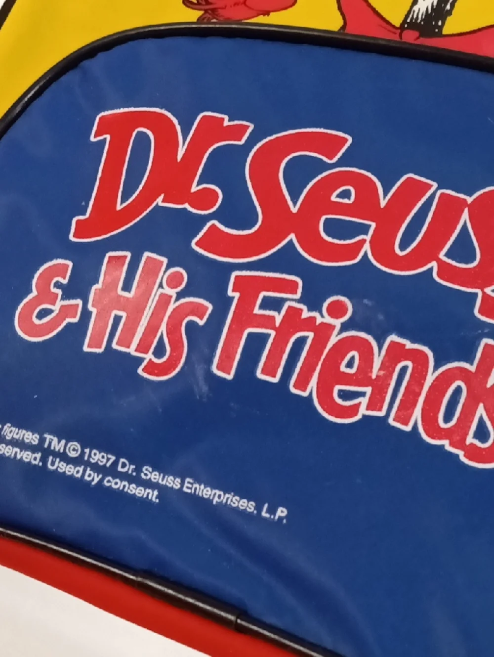 Vintage Dr. Seuss and His Friends Kids Unisex Backpack